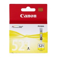 Genuine Canon CLI-521 Yellow Ink Cartridge - 9ml